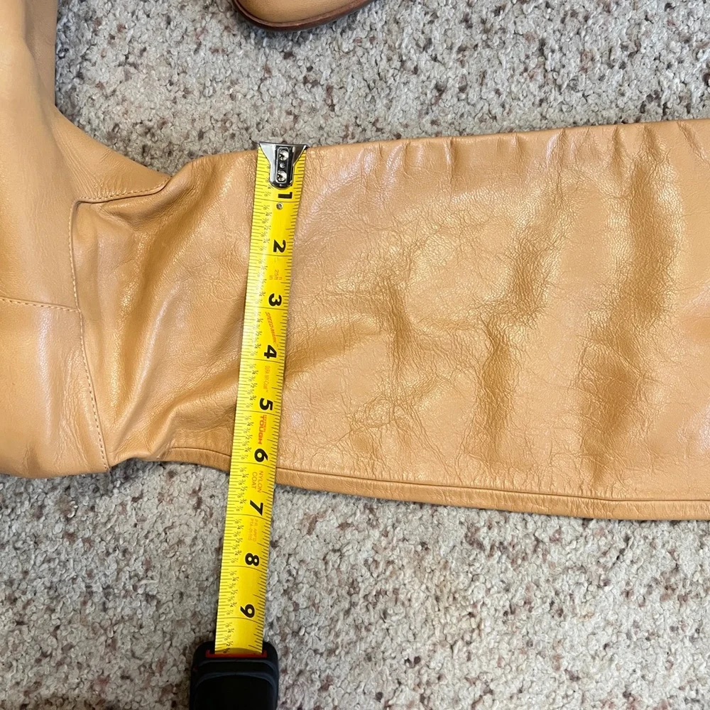 Banana Republic Tan Leather Knee-High‎ soft Boots women’s size 9.5 winter fall